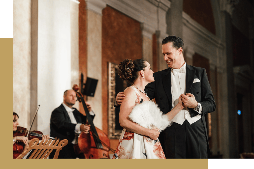 Marelize Gerber und Vesseli Stoykov singen im Duett bei den Wiener Klassik Konzerten
