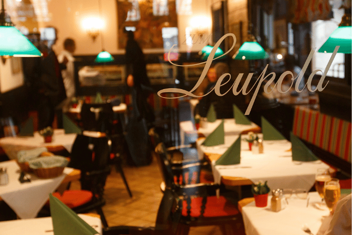 Das Restaurant zum Leupold, Blick nach innen